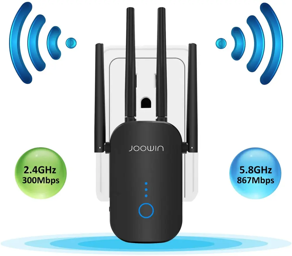 joowin 1200mbp wifi extender signal booster